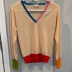 Paul Smith Multicolor V-Neck Sweater